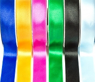 25mm D/S Satin Ribbon 30mtr Roll - Click Image to Close